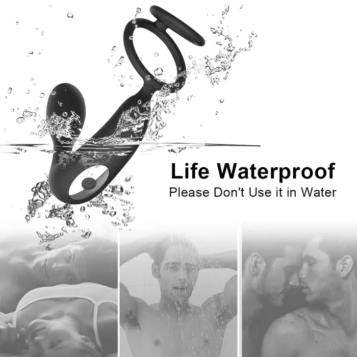 Anal soniker Prostate Massager Vibrator for Men Anal Plug Waterproof Powerful Anal Butt Plug