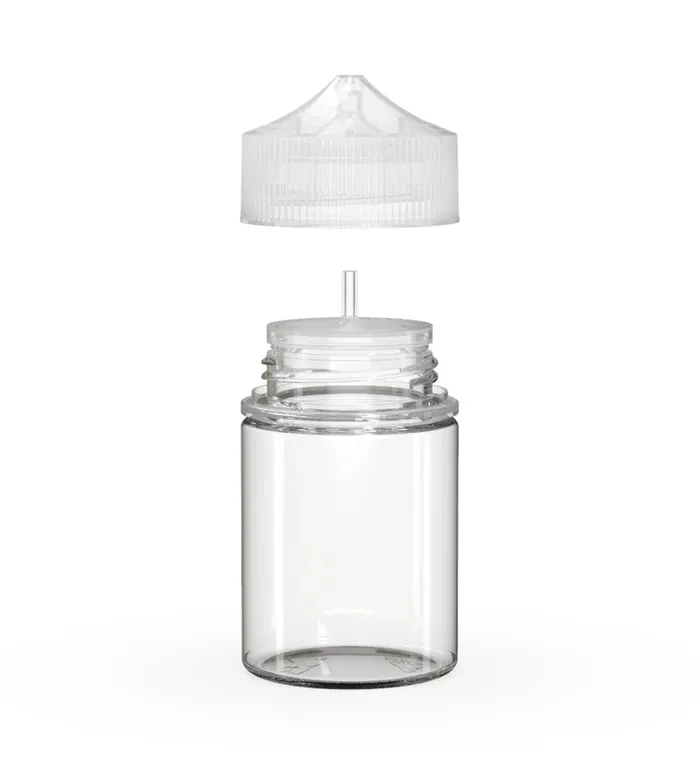 Chubby Gorilla 60ML Stubby Unicorn Bottle Clear BottleNatural Cap Chubby Gorilla Dildos