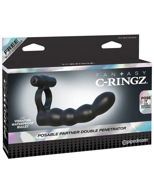 Pipedream Female Sex Toys Fantasy Cringz Posable Partner Double Penetrator