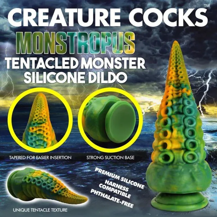 Creative Cocks Monstropus Tentacled Monster Dildo XR Brands Dildos