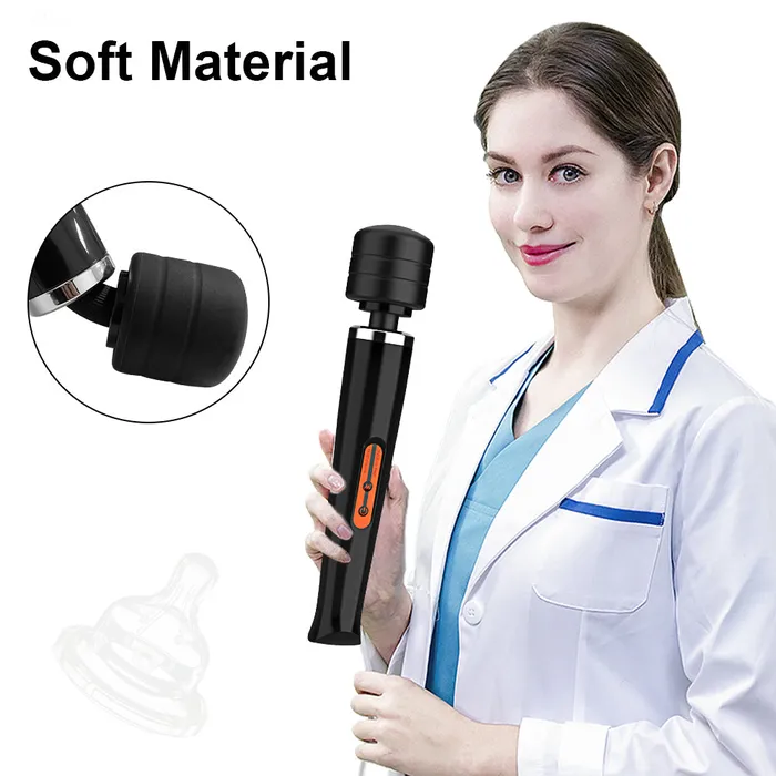 TouchHoney Vibrators Geek Wand AV Vibrator Wand for Clit Stimulation and Massage for Camgirls