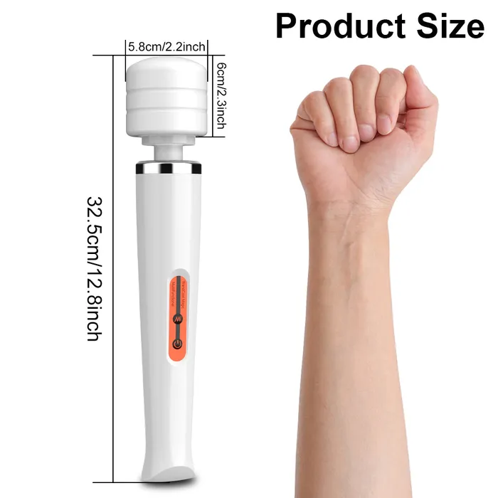 TouchHoney Vibrators Geek Wand AV Vibrator Wand for Clit Stimulation and Massage for Camgirls