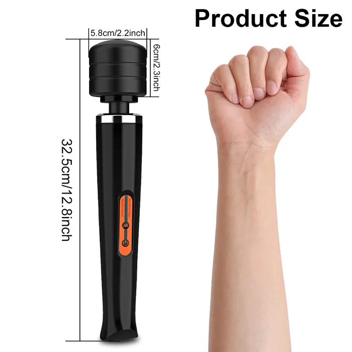TouchHoney Vibrators Geek Wand AV Vibrator Wand for Clit Stimulation and Massage for Camgirls