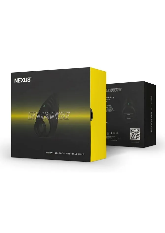Nexus Couples Nexus Enhance Rechargeable Silicone Vibrating Cock and Ball Ring Nexus Couples Nexus Enhance Rechargeable Silicone Vibrating Cock and Ball Ring
