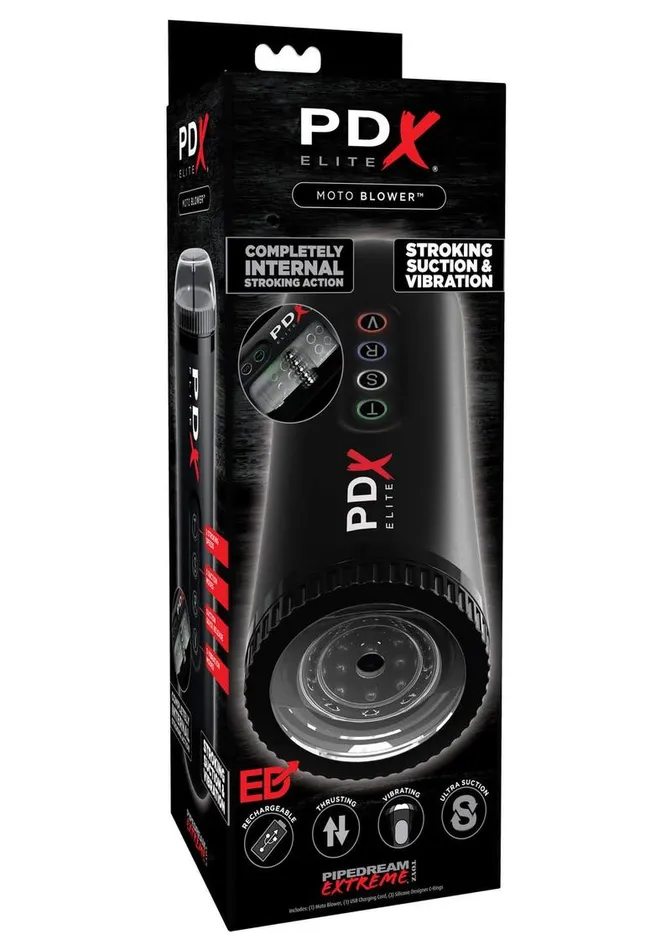 Pipedream Extreme Elite Moto Blower Masturbator PDX Elite Male Sex Toys Pipedream Extreme Elite Moto Blower Masturbator PDX Elite Male Sex Toys